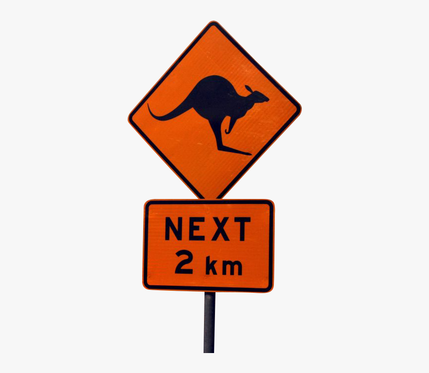 Kangaroo Warning Transparent Background Png, Png Download