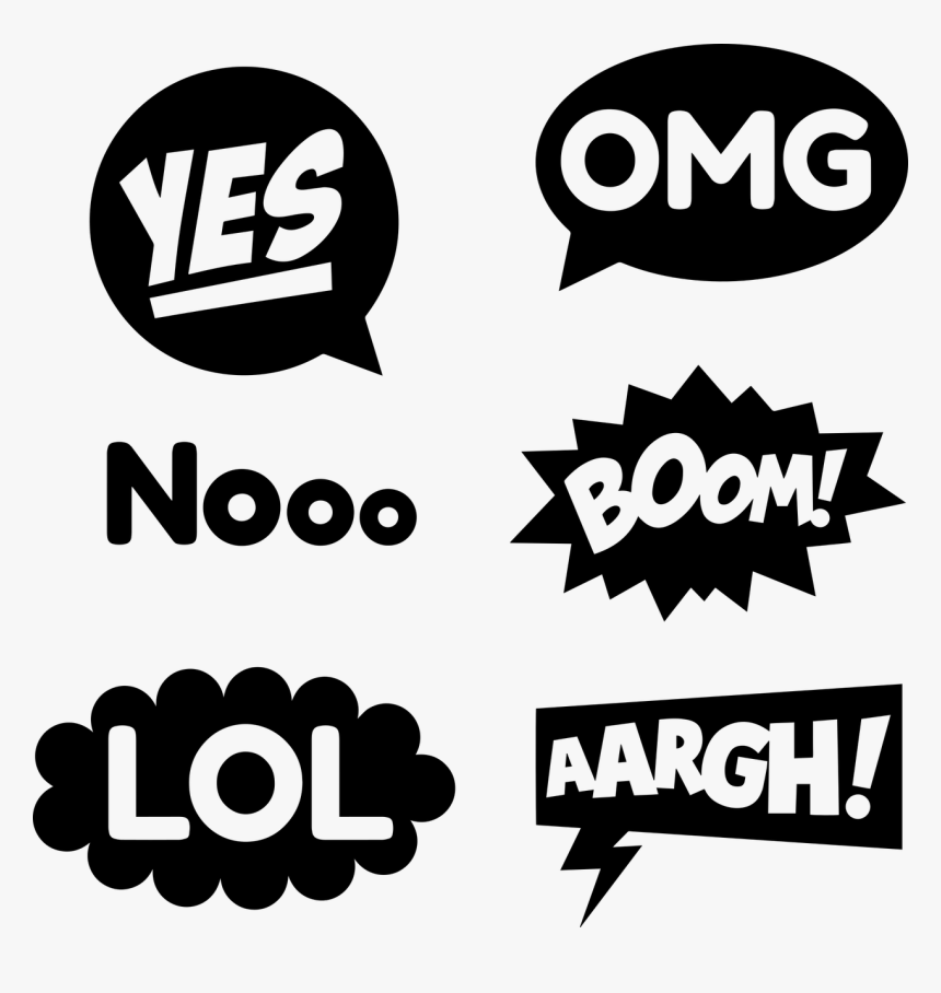 Comic Bubble Png, Transparent Png
