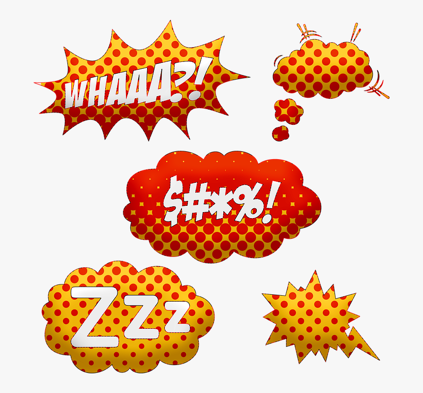 Comic Bubble Png, Transparent Png