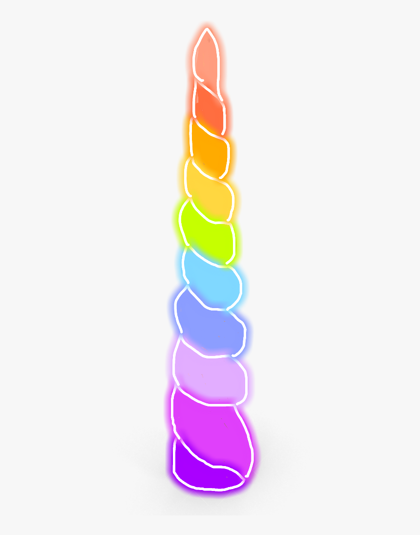 #unicornhorn #unicorn #horn #rainbow #xolor #hed #had, HD Png Download
