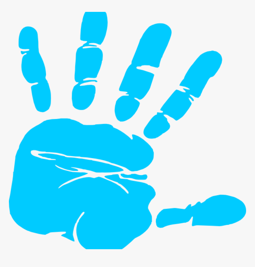 Gallery Of Handprint Clipart Kids Panda Free Images, HD Png Download