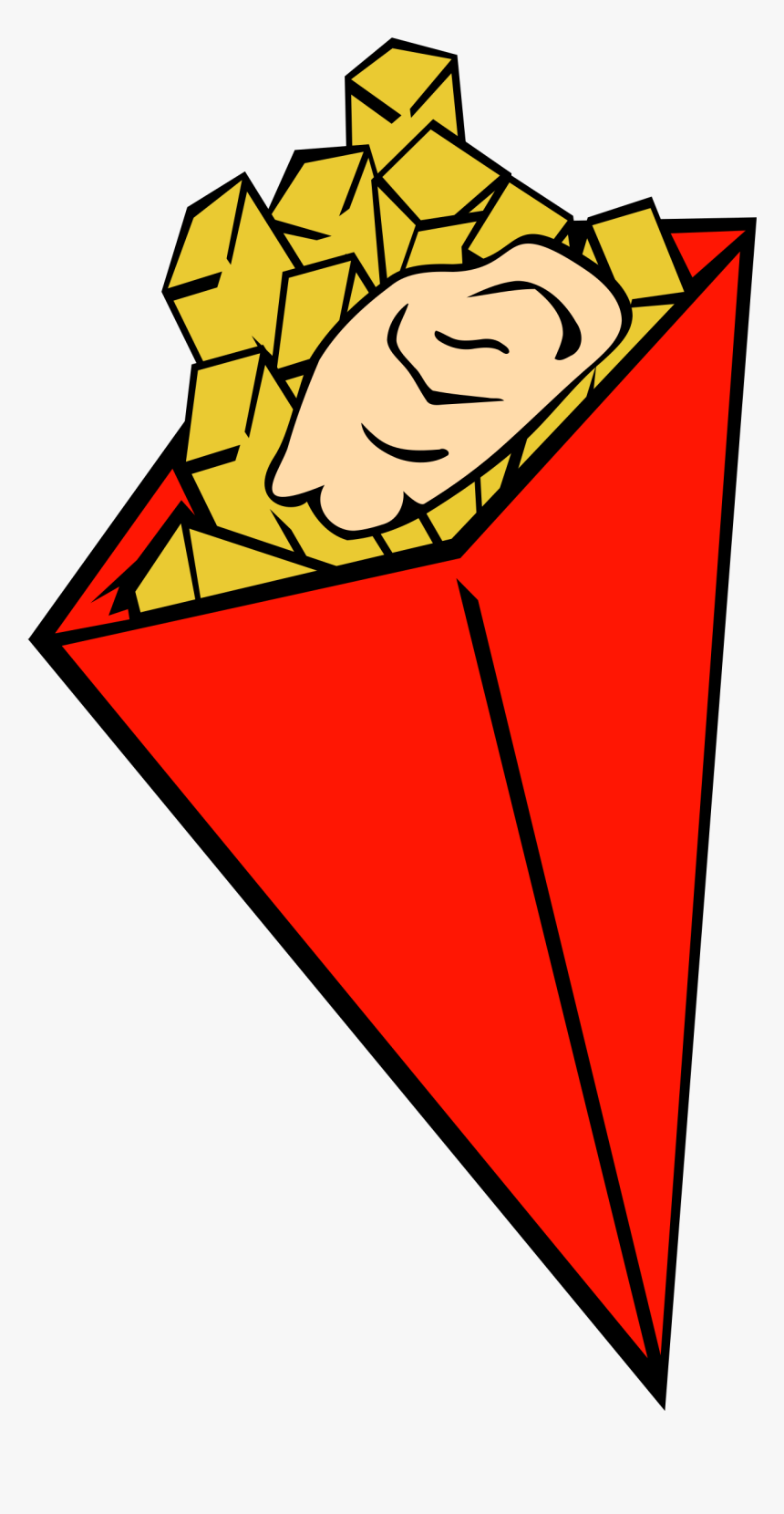 Fries In A Cone Clip Arts, HD Png Download