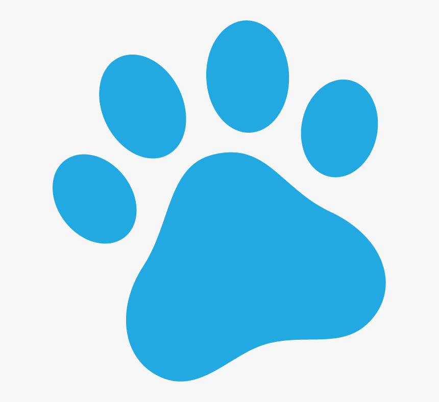 Paw Clipart Blue Bulldog, HD Png Download