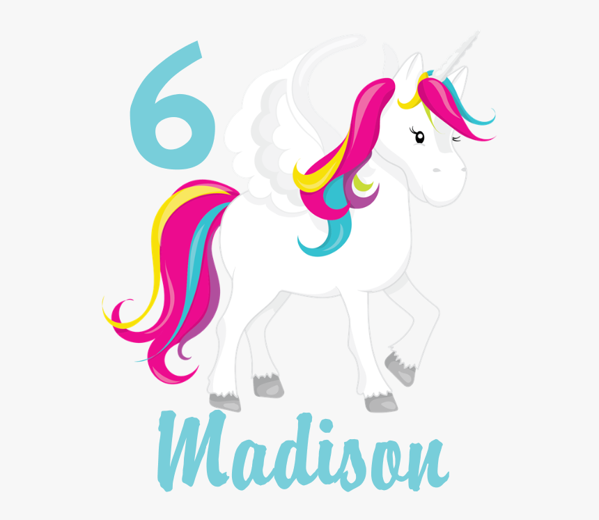 Unicorn & Rainbow Invitation Clipart , Png Download, Transparent Png