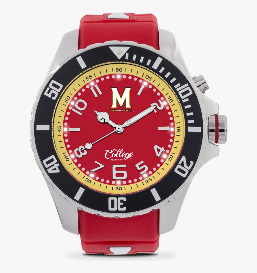 Maryland Terrapins College Watch Hands, Stainless Steel,, HD Png Download