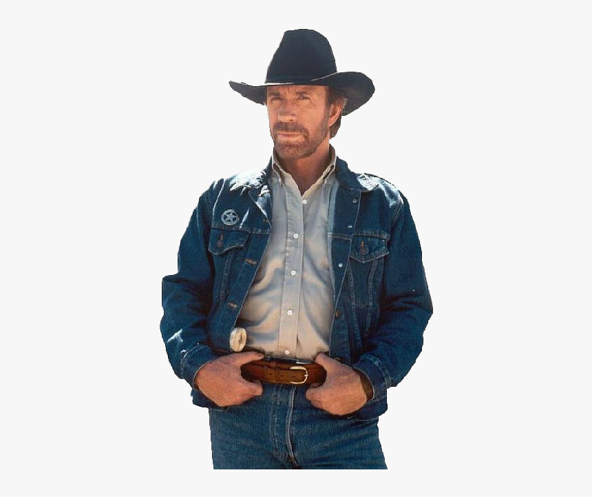 Chuck Norris Cowboy Png Image, Transparent Png