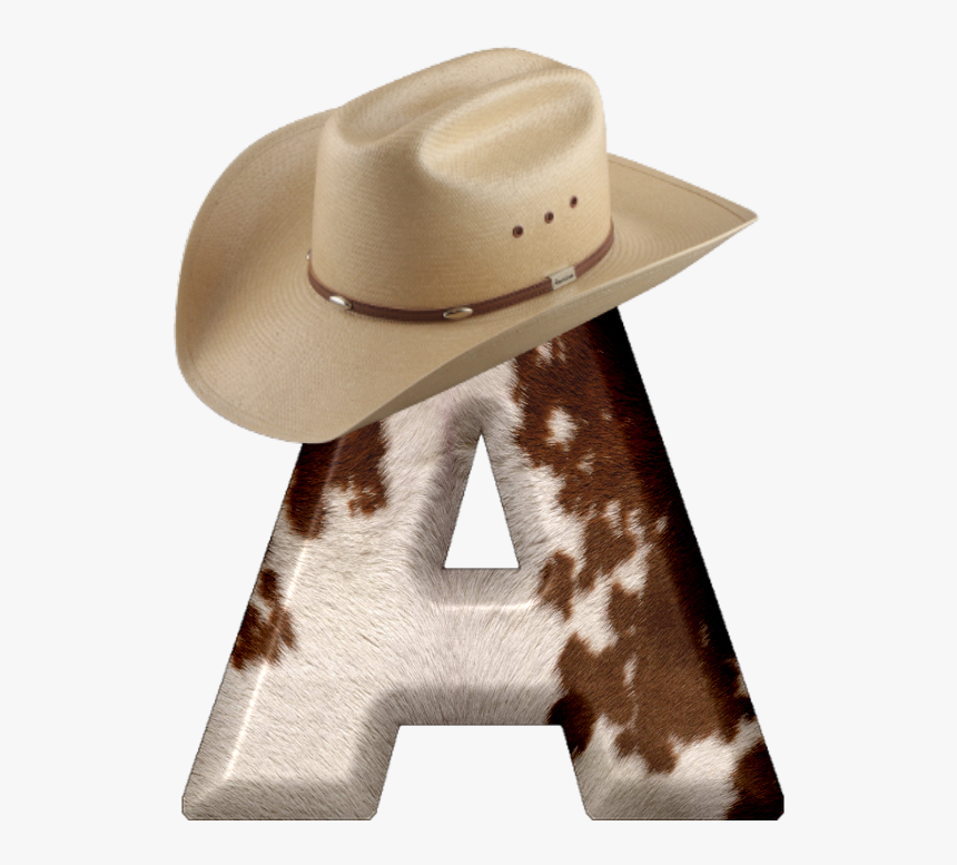 Alfabeto Decorativo Cowboy Png, Transparent Png