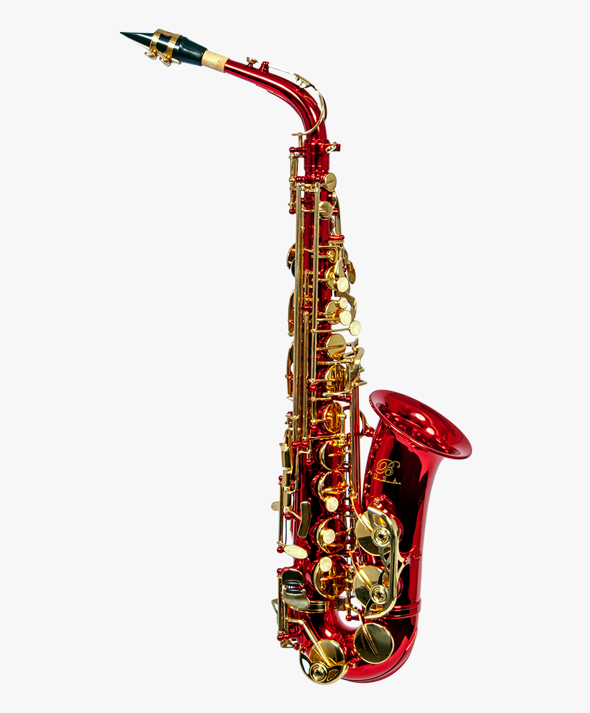 B - U - S - A - Was-rd Alto Saxophone Red - Saxophone, HD Png Download