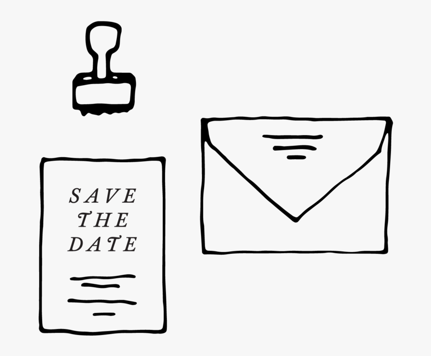 Save The Date Stamp, HD Png Download