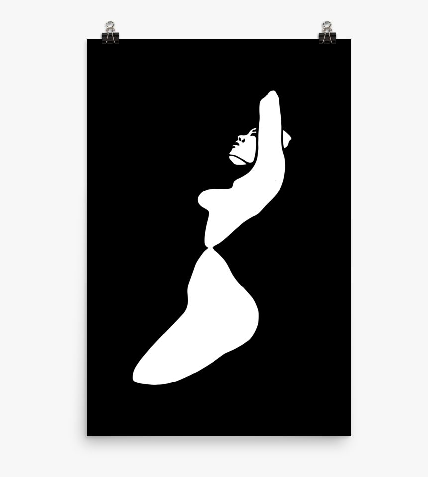 Printed Watercolor Hot Girl Poster Of A Sexy Naked, HD Png Download