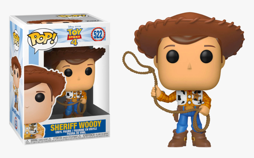 Disney/pixar Toy Story Sheriff Woody Funko Pop Vinyl, HD Png Download