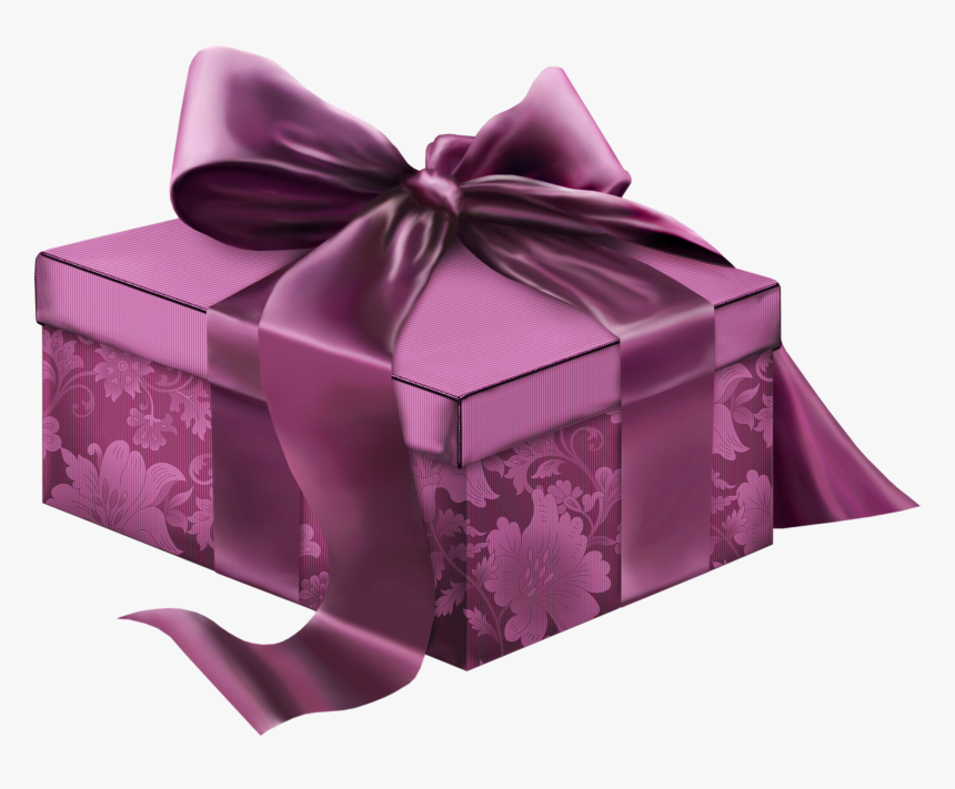 Purple Christmas Present Png , Png Download, Transparent Png