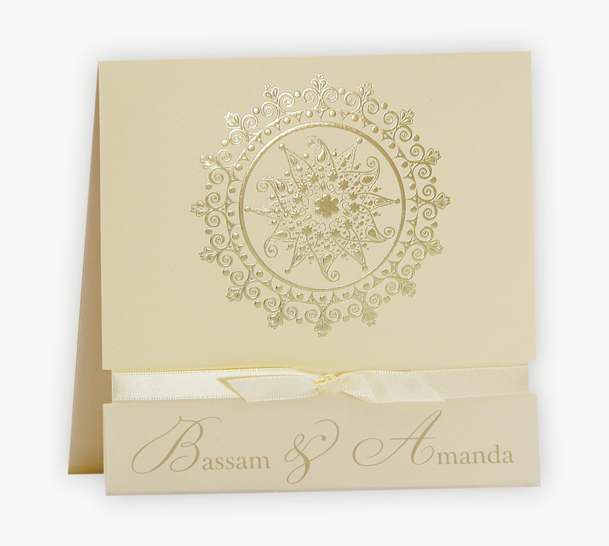 Muslim & Indian Wedding Invitation Decorative Sun Gold, HD Png Download