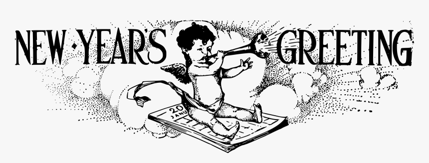 New Years Greeting Clip Arts, HD Png Download