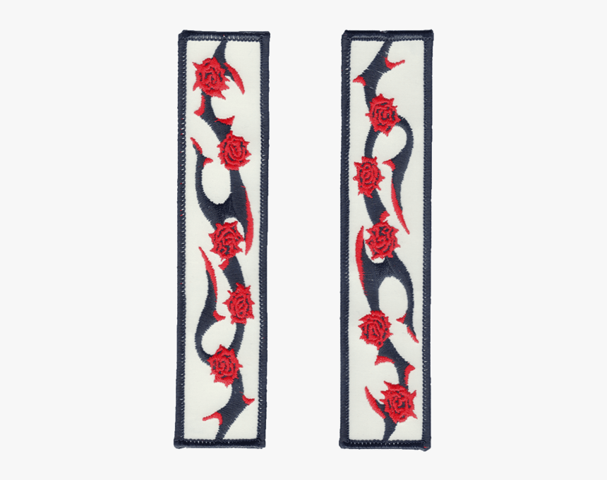 Red Tattoo Bands Reflective Embroidered Patch - Tattoo Bands, HD Png Download