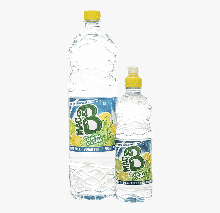 Macb Lemon & Lime Bottles Of - Plastic Bottle, HD Png Download