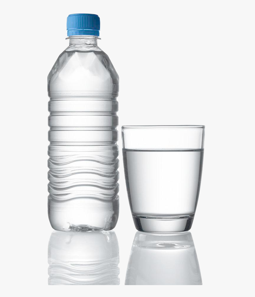 Water Glass Transparent Image - Water Bottle, HD Png Download
