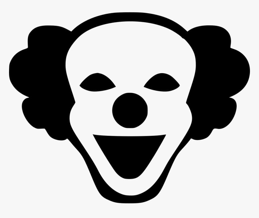 Joker Mask Smile Hero - Joker Png Black And White, Transparent Png