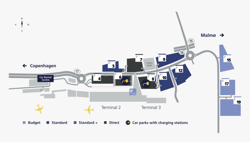 Copenhagen Airport Car Rental Centre, HD Png Download