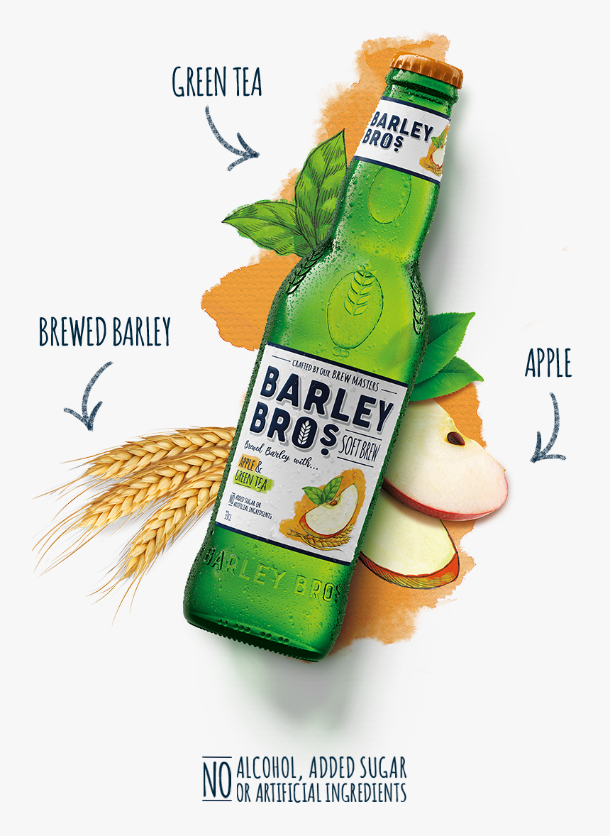 Apple - Barley Bros Soft Brew, HD Png Download