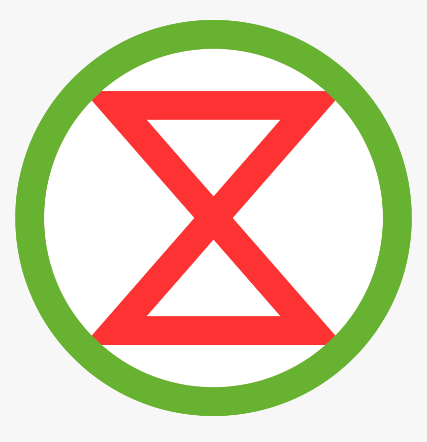 Transparent Rebel Symbol Png - Extinction Rebellion Logo, Png Download