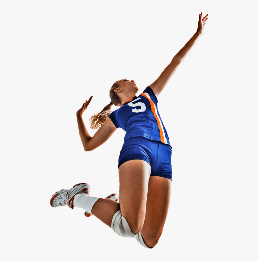 Grab And Download Volleyball Icon Clipart - Transparent Background Volleyball Player Png, Png Download