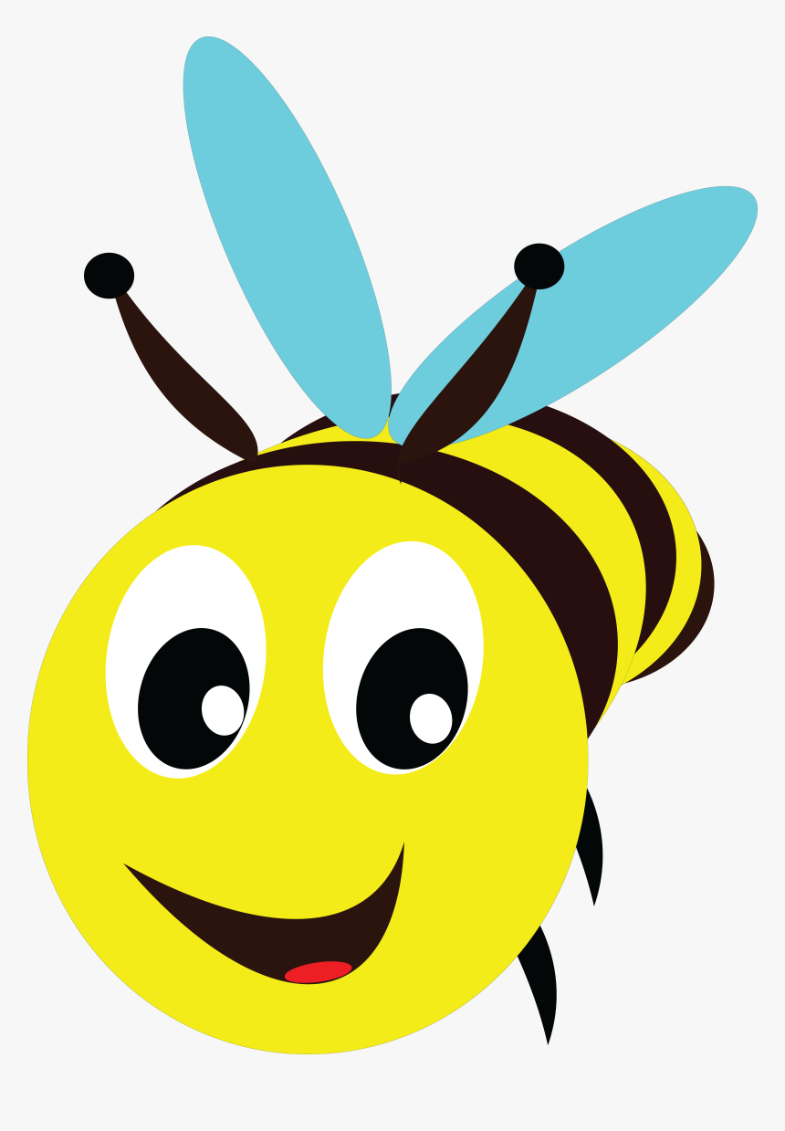 1592 Free Clipart Of A Bee Parking - Clipart Bee, HD Png Download