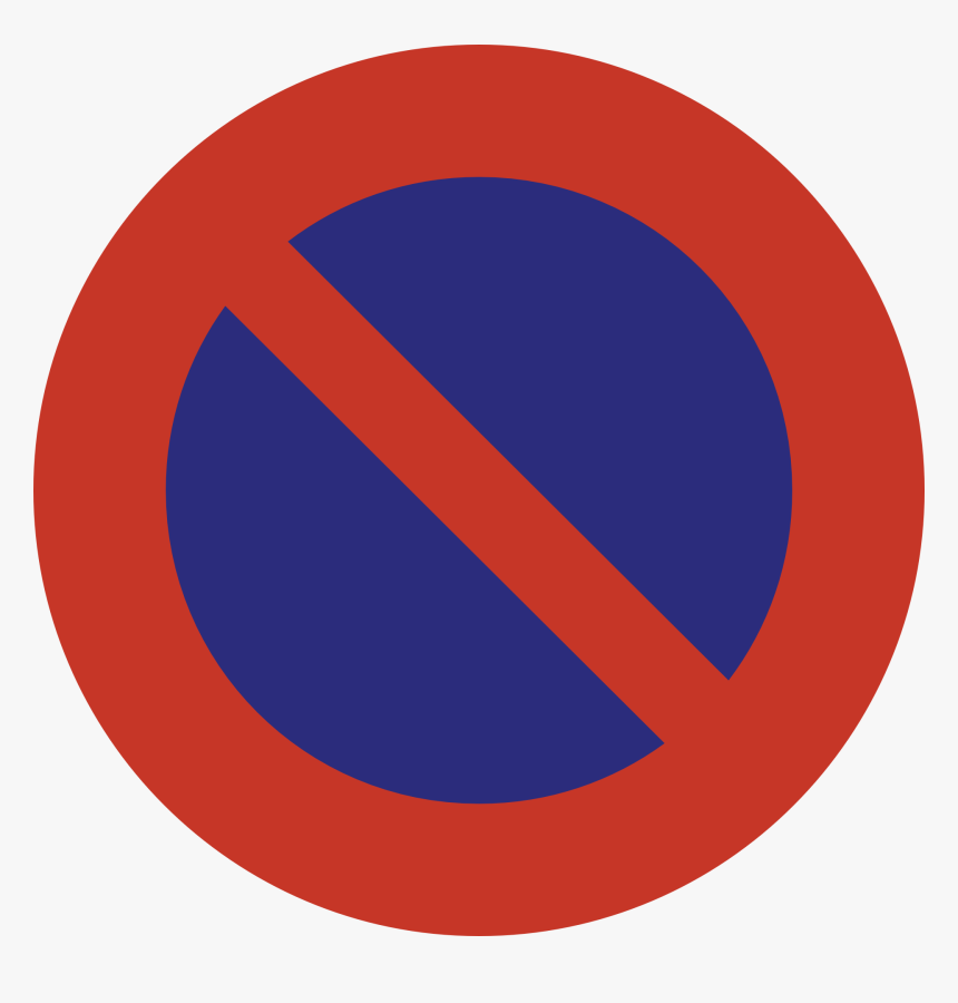 No Stopping Road Sign, HD Png Download