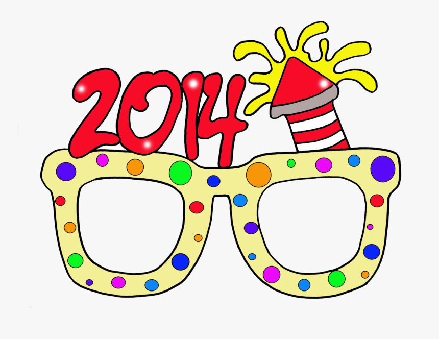 Glass Clipart New Year - New Years Glasses Transparent, HD Png Download