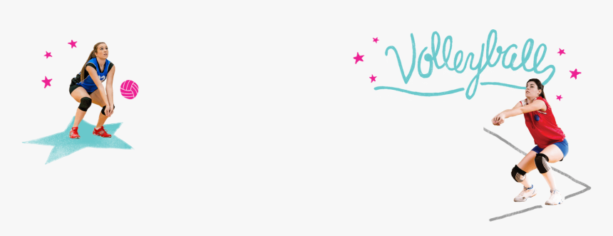 Kids Volleyball Png - Calligraphy, Transparent Png