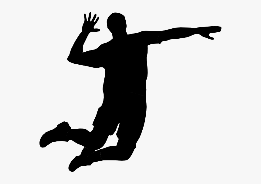 Volleyball Player Clip Art At Clker - Volley Ball Player Vector, HD Png Download