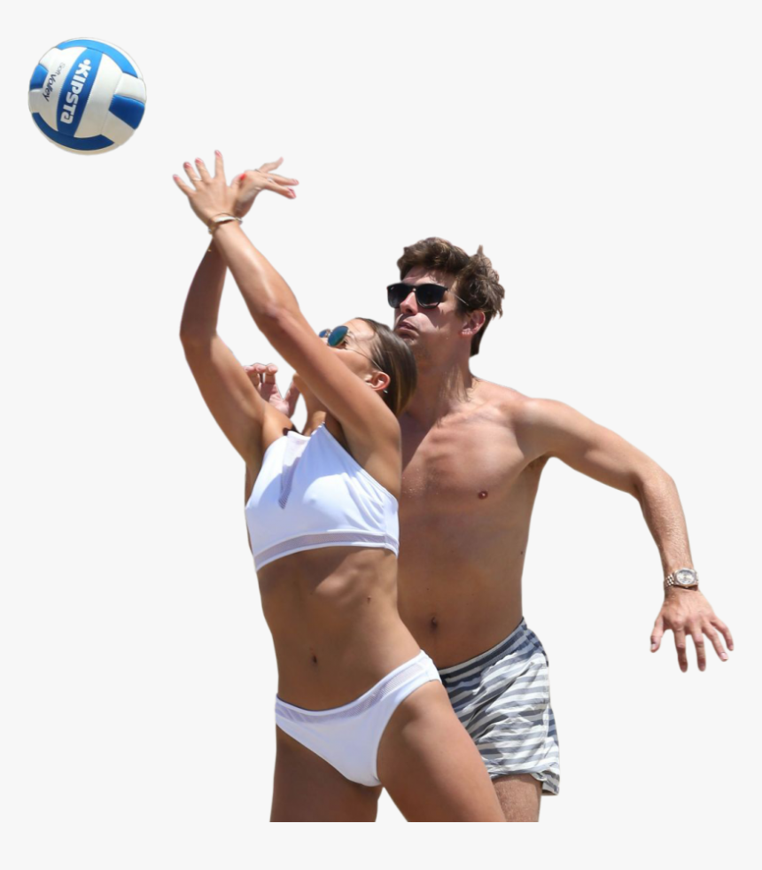 Png People At The Beach , Png Download - People Playing Volley Png, Transparent Png