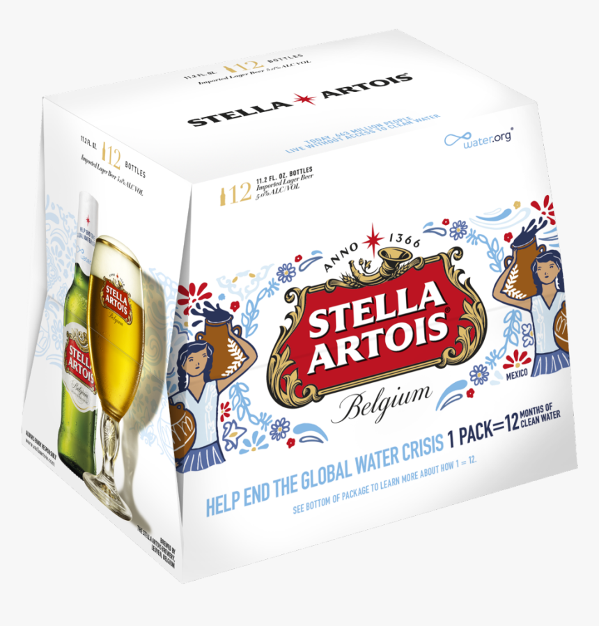 Transparent Stella Beer Png - Stella Artois 12 Pack Bottles, Png Download