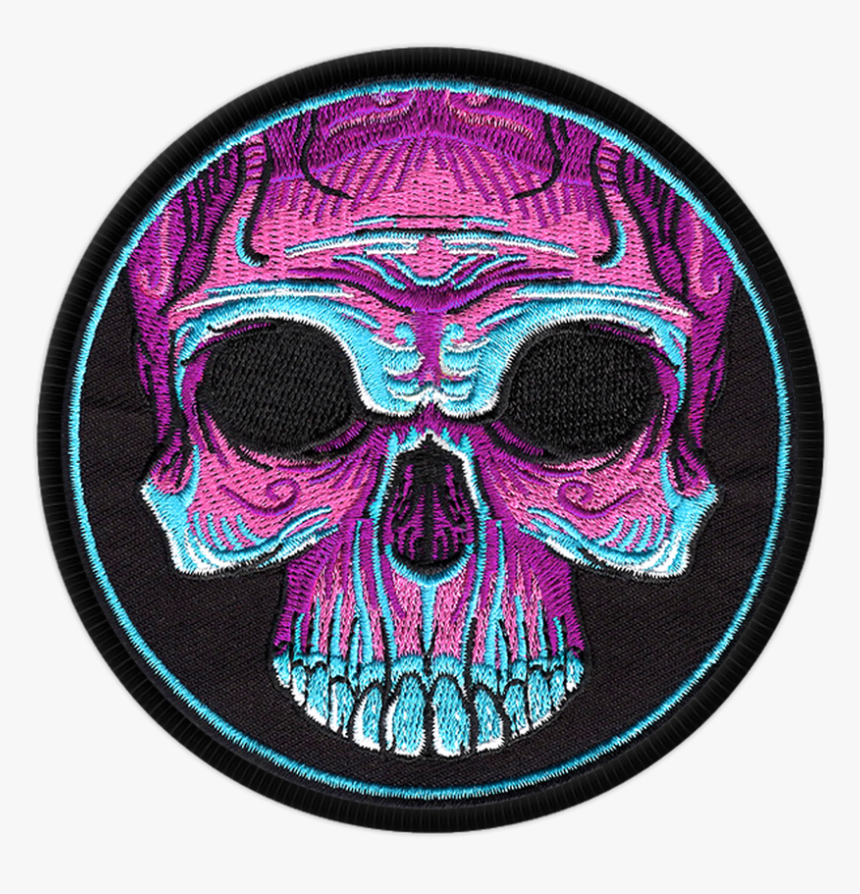 Voodoo Skull Patch - Skull, HD Png Download