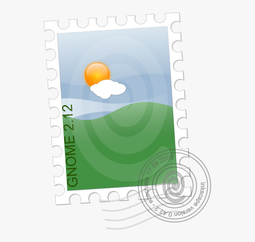 Text,sky,postage Stamps - Stamp Clipart, HD Png Download