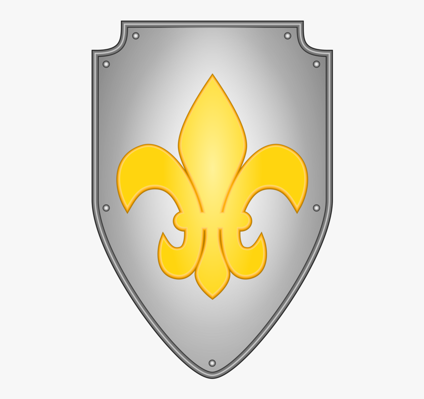 Symbol,shield,yellow - Escudo Medieval Desenho Png, Transparent Png
