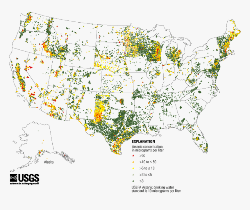 Arsenic Concentrations In Groundwater, HD Png Download