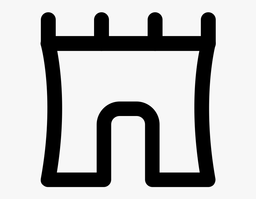 Castle Tower Rubber Stamp Clipart , Png Download, Transparent Png