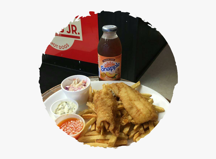 Hot Dog - Fish And Chips, HD Png Download