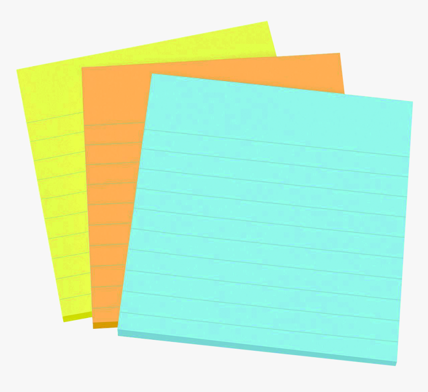 Post It Clipart Yellow Notepad - Construction Paper, HD Png Download
