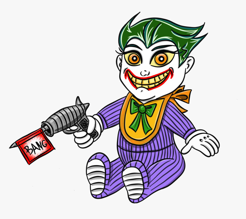 The Mighty Rohrer Sketch - Joker As A Baby, HD Png Download