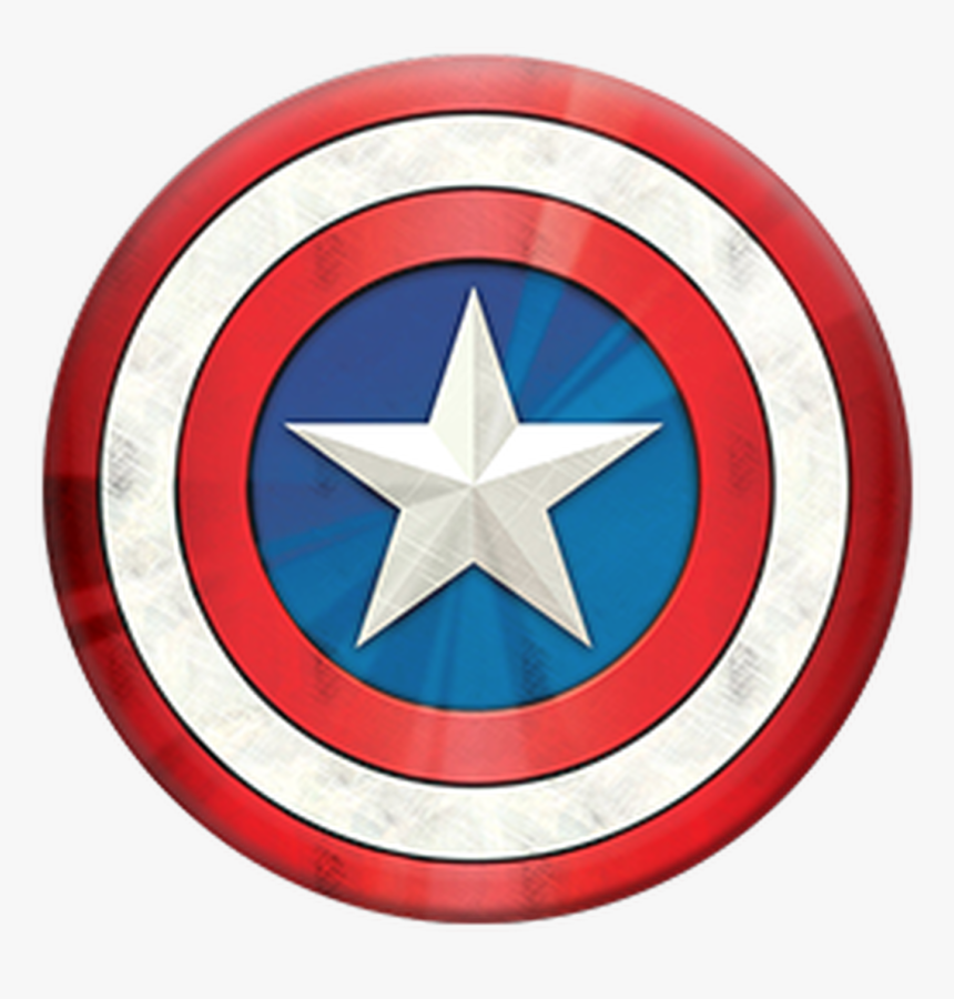 Captain America Shield Icon Pop Socket - Captain America Logo, HD Png Download