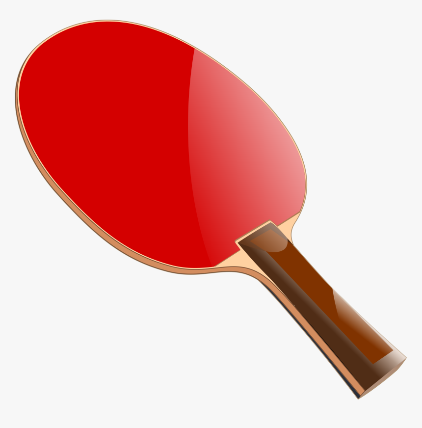 Ping Pong Racket Png Image - Ping Pong Bat Clipart, Transparent Png