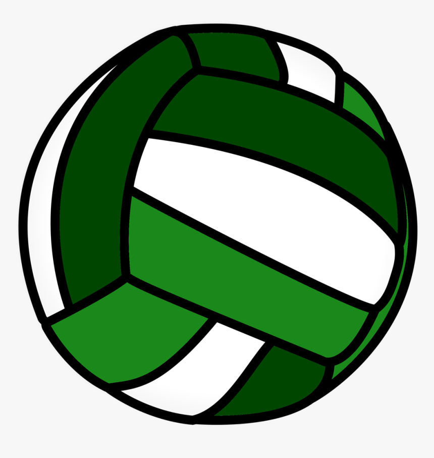 Green And White Volleyball Png Green Volleyball Png, Transparent Png