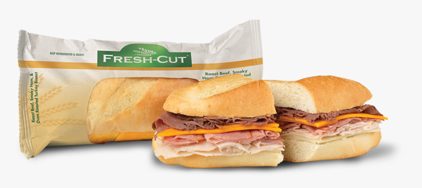 Roast Beef, Smoky Ham & Oven Roasted Turkey Breast - Fast Food, HD Png Download