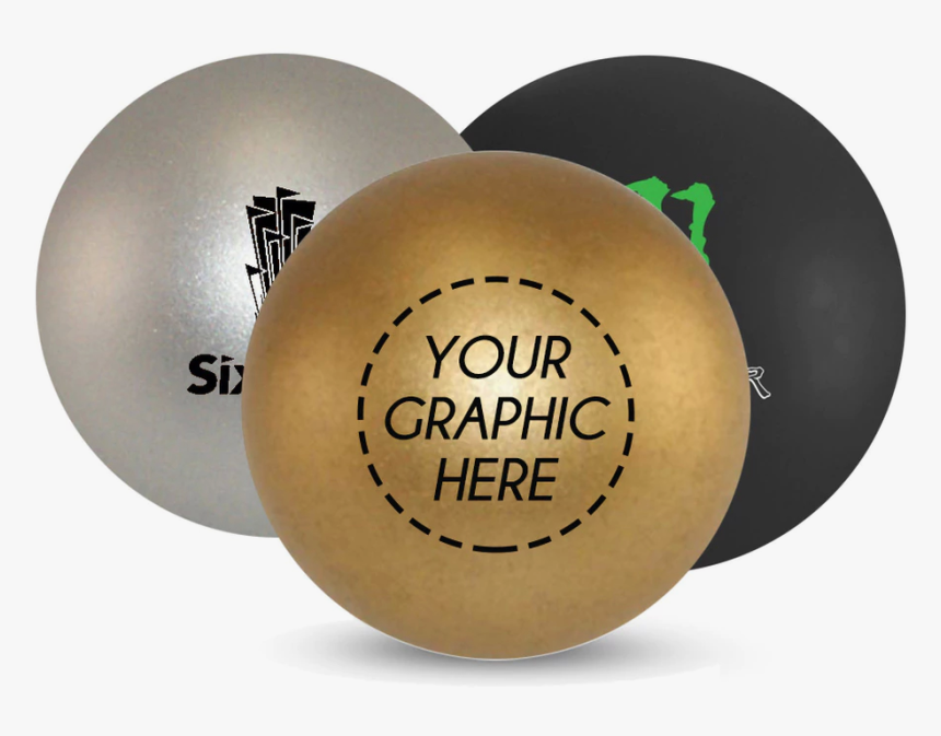 Custom Silver, Gold Or Black Ping Pong Ball - Circle, HD Png Download