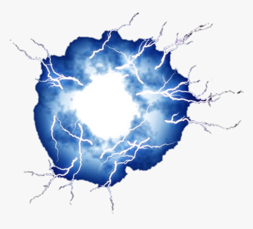 #lightning #energy #spark - Energy Ball Digital Painting, HD Png Download