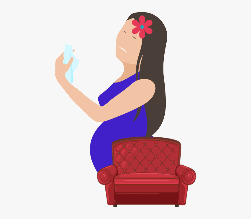 Cough, Cold Or Flu Clipart , Png Download - Sitting, Transparent Png