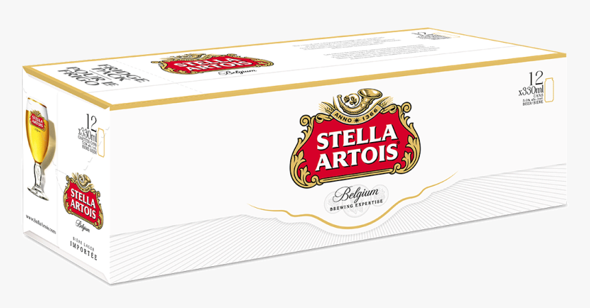 Stella Artois Lager 12 X 330 Ml - Stella Artois Can Pack, HD Png Download