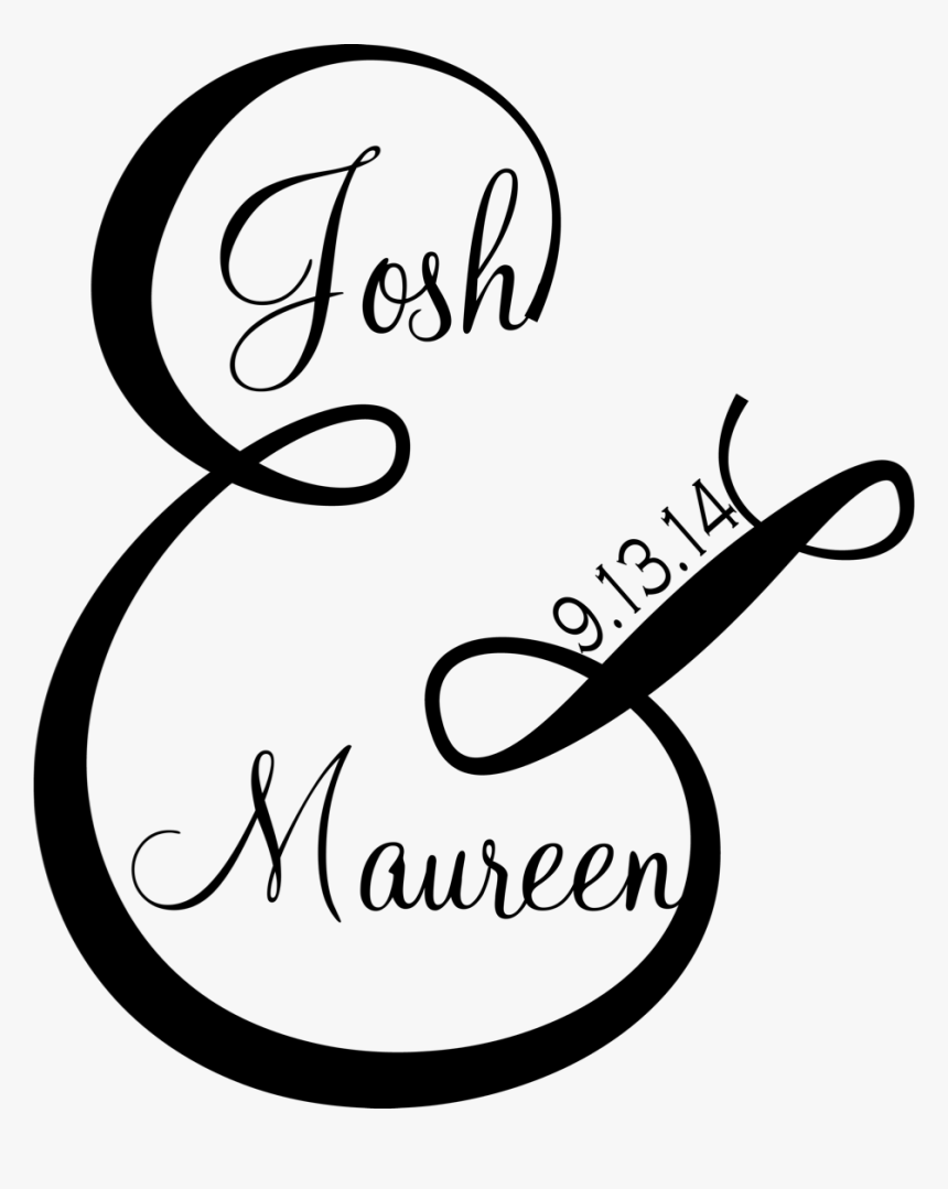 Reminding Me That This Is Our Wedding And Our Logo - Calligraphy, HD Png Download